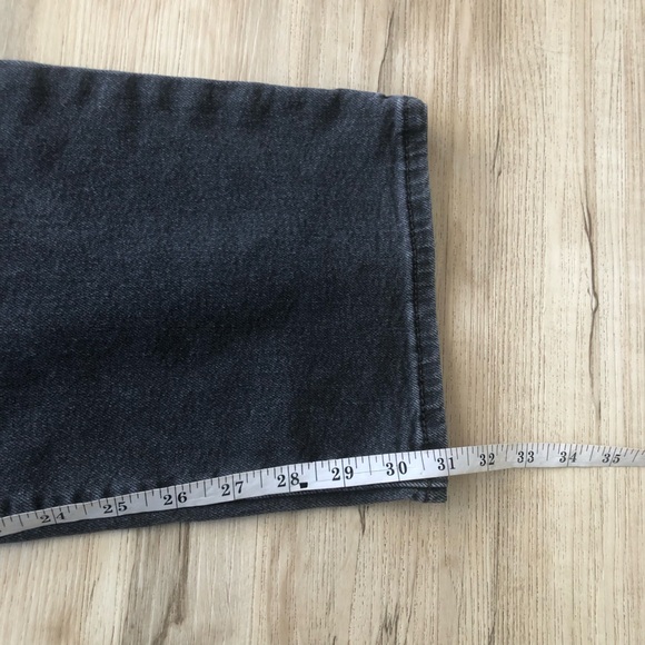 Levi's Ribcage Straight Leg Women's Jeans in Black - Picture 10 of 11